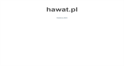 Desktop Screenshot of hawat.pl