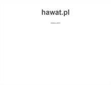 Tablet Screenshot of hawat.pl
